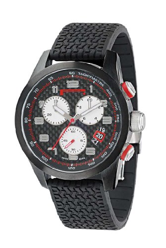 Pirelli R7971605025 - Reloj de Caballero de Cuarzo, Correa de Goma Color Negro