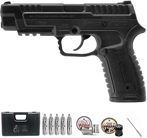 Pistola Gamo P-430 Dual Pack | Pistola de balines (munición Dual: perdigones y Bolas BB's) de hasta 150 m/s semiautomática (CO2) - 3.5 Julios