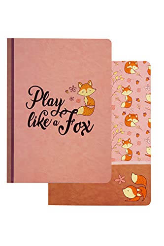 PK4 Libreta Grappada A4, 48hojas/90g 1 Raya B'LOG FOX