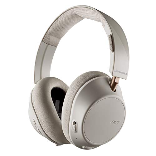 Plantronics BackBeat Go 810 Auriculares Bluetooth, Espuma con Memoria, sobre la Oreja, Hueso-Blanco, Uni