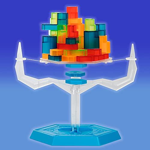 Play Fun by IMC Toys Gravity Tower | Juego de construcción de Torre con Piezas sobre una Base Flotante e inestable por Efecto de Gravedad - Juego de Estrategia y Habilidad para niños y niñas +6 Años