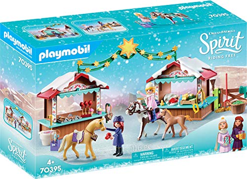 PLAYMOBIL DreamWorks Spirit 70395 Navidad en Miradero, A Partir de 4 Años