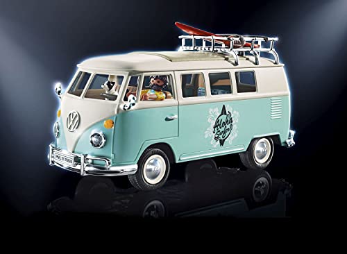PLAYMOBIL Volkswagen 70826 VW T1 Camping Bus - Edición Especial, A partir de 5 años