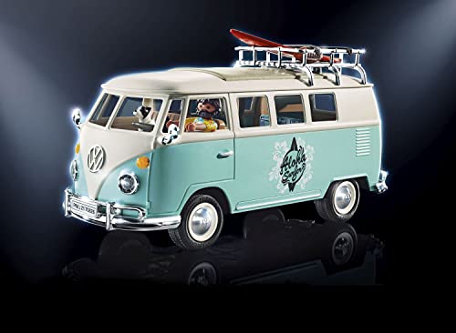 PLAYMOBIL Volkswagen 70826 VW T1 Camping Bus - Edición Especial, A partir de 5 años