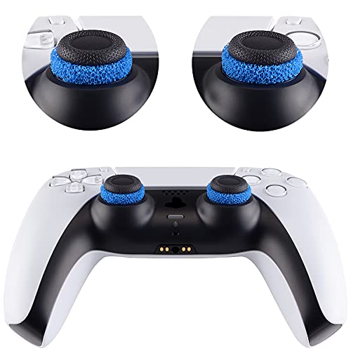 PlayVital 5 Pares de Aim Asistencia Joystick Amortiguador Esponja Anillos Precision Rings para PS5,para PS4,para Xbox Series X/S,para Xbox One/Xbox 360/Switch Pro Control-5 Colores 3 Diferente Fuerza