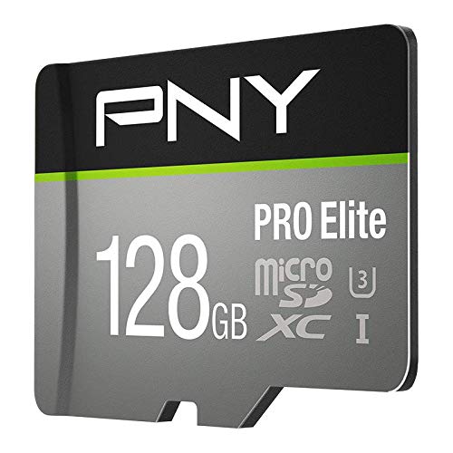 PNY Pro Elite microSDXC card 128GB Class 10 UHS-I U3 100MB/s A1 V30