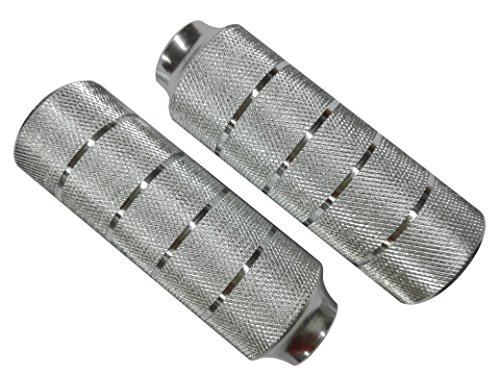 Point 29242000 - Tubos reposapiés para BMX (diámetro 10 mm), Color Plateado
