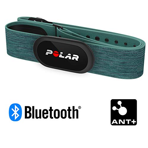 Polar H10 Sensor de frecuencia cardíaca - ANT+, Bluetooth, ECG resistente al agua con memoria interna - compatible con apps de Fitness, ciclocomputadores y Smartwatches