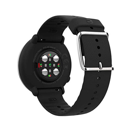 Polar Ignite - Reloj smartwatch de fitness con GPS integrado, registro de la frecuencia cardíaca en la muñeca, guías de entrenamiento, análisis del sueño, notificaciones y métricas de natación