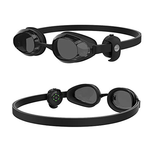 Polar OH1+ Bluetooth y ANT+. Sensor de pulso óptico resistente al agua con clip para gafas de natación y brazalete - Negro
