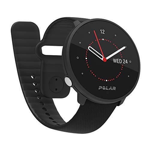 Polar Unite - Fitness Smartwatch Resistente al Agua con GPS vía móvil - Registro del Sueño y la Recuperación, Guía de Entrenamiento Diario y Registro de FC en la muñeca, Negro