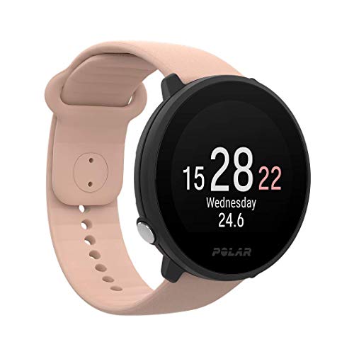 Polar Unite - Fitness Smartwatch Resistente al Agua con GPS vía móvil - Registro del Sueño y la Recuperación, Guía de Entrenamiento Diario y Registro de FC en la muñeca, Rosa