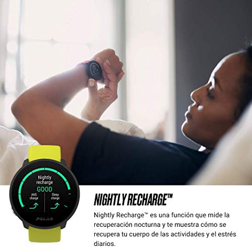 Polar Unite - Fitness Smartwatch Resistente al Agua con GPS vía móvil - Registro del Sueño y la Recuperación, Guía de Entrenamiento Diario y Registro de FC en la muñeca, Rosa