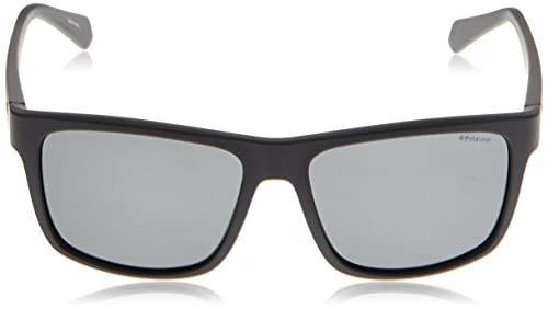 Polaroid PLD 2058/S M9 003 55 Gafas de Sol, Negro (Matt Black/Grey Grey), Hombre