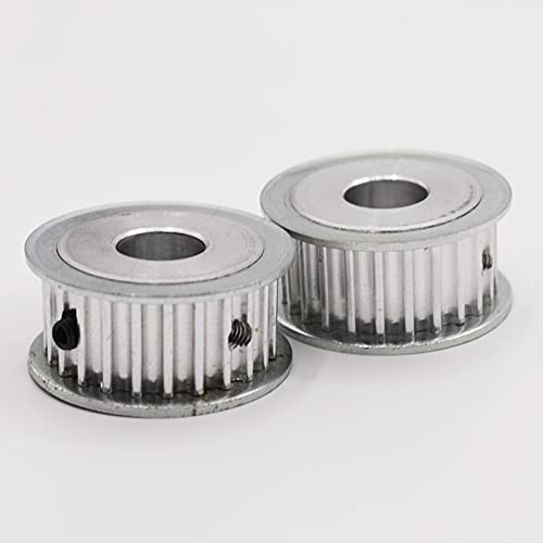 Polea de Tiempo de Aluminio HTD 5M 20T POLEO DE Tiempo AF 20TEETH 5M-20T 16mm / 21 mm Polea de cinturón Dentada de 5 a 20 mm Bore de 5 mm Rueda de Paso para máquina CNC (2pcs)