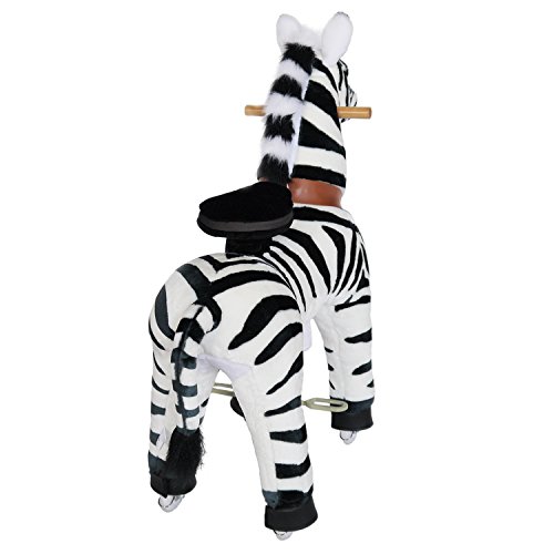 'Pony Cycle® Shop Original Marty Zebra, Pony Sobre Ruedas fahrendes Caballo balancín y Peluche para su Hijo pequeño N3012