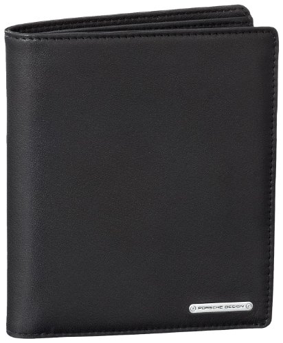 Porsche Design 09/18/09744-01 - Monedero de Cuero Unisex, Color Negro, Talla One Size