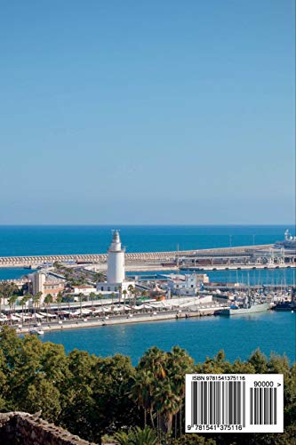 Port of Malaga in Andalusia Spain Journal: 150 page lined notebook/diary