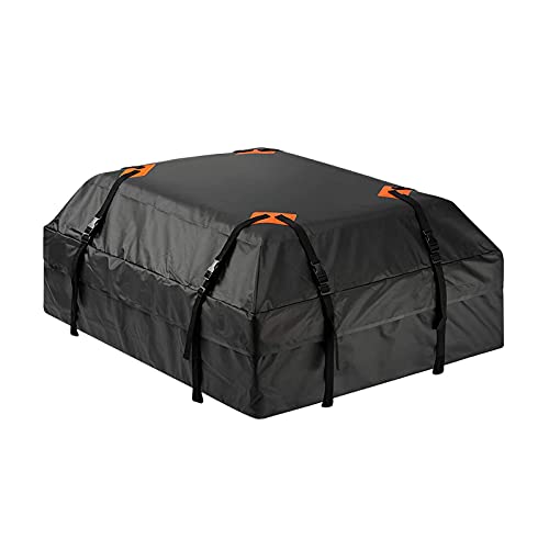 Portaequipajes Techo Coche, Cofre Techo Coche, 425 L Impermeable Baca Coche Universal, Maletero Para Coche Techo Porta Equipaje Con Correas Anchas Para SUV Todos Los Vehículos