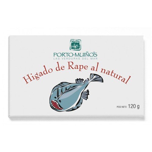 Porto Muiños Hígado de Rape al Natural - 120 gr