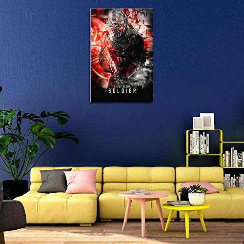Póster de Ghost Recon Future Soldier - Lienzo decorativo para dormitorio familiar moderno (20 x 30 cm)
