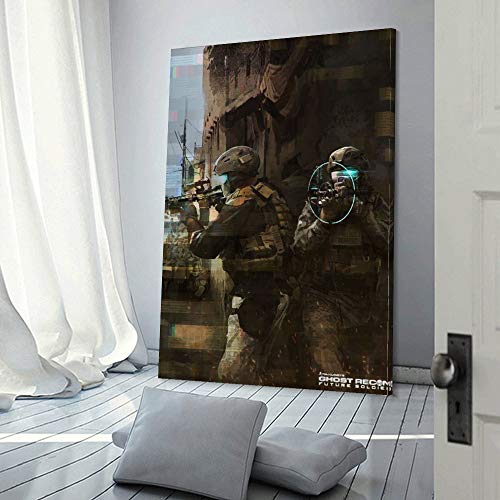 Póster de la película Ghost Recon 004 - Cuadro decorativo para pared (20 x 30 cm)