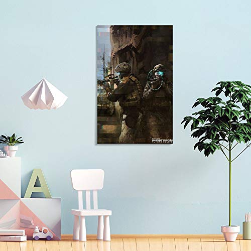 Póster de la película Ghost Recon 004 - Cuadro decorativo para pared (20 x 30 cm)