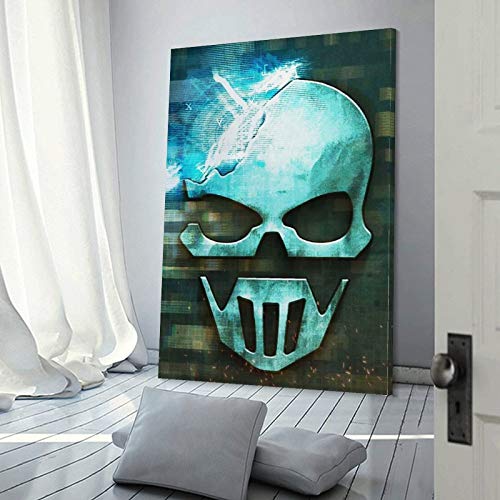 Póster de la película Ghost Recon insignia decorativa de lienzo para pared, para sala de estar, dormitorio, 20 x 30 cm