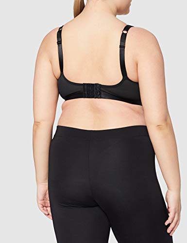Pour Moi? Energy Strive Non Wired Full Cup Sports Bra Sujetador Deportivo, Negro/Oro Rosa, 90H para Mujer