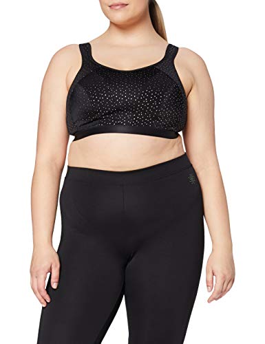 Pour Moi? Energy Strive Non Wired Full Cup Sports Bra Sujetador Deportivo, Negro/Oro Rosa, 90H para Mujer