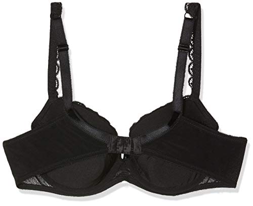 Pour Moi? Rebel Padded Plunge Bra Sujetador básico, Negro, 90B para Mujer