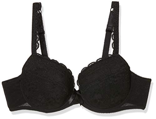 Pour Moi? Rebel Padded Plunge Bra Sujetador básico, Negro, 90B para Mujer