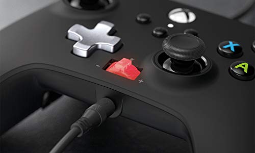 PowerA - Mando con cable mejorado para Xbox Series X y S, color negro