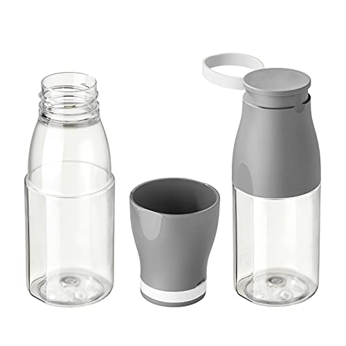 PracticFood Kit Urban Food Casual - Bolsa Térmica Porta Alimentos con Tapers Herméticos (Drink Stars Grey)