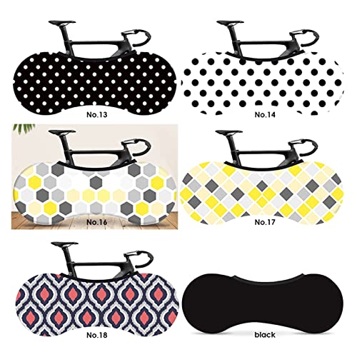 Prima Serie de patrón geométrico Cubierta de polvo de bicicleta Calidad de tela elástica Bicicleta de carretera cubierta de polvo interior Accesorios de bicicleta para bicicletas de montaña, de carret