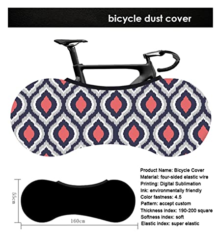 Prima Serie de patrón geométrico Cubierta de polvo de bicicleta Calidad de tela elástica Bicicleta de carretera cubierta de polvo interior Accesorios de bicicleta para bicicletas de montaña, de carret