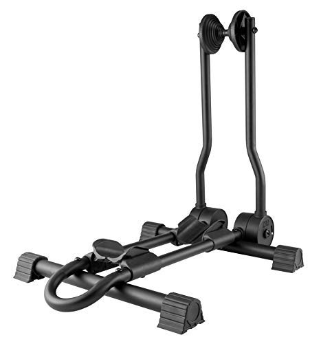 PRO BIKE TOOL Soporte de bicicleta para 1 bicicleta – estante de estacionamiento para garaje o hogar, soportes de almacenamiento para interiores o exteriores para bicicletas de montaña y carretera.