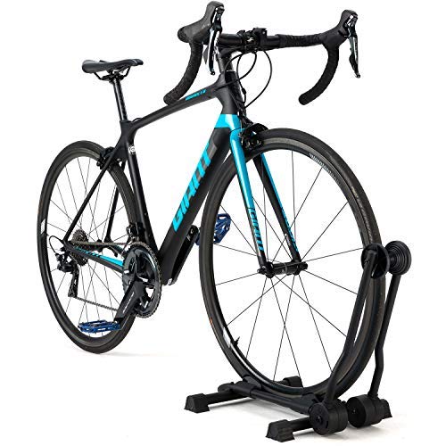 PRO BIKE TOOL Soporte de bicicleta para 1 bicicleta – estante de estacionamiento para garaje o hogar, soportes de almacenamiento para interiores o exteriores para bicicletas de montaña y carretera.