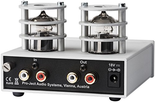 Pro-Ject Tube Box S2 - Preamplificador de fono, color plateado