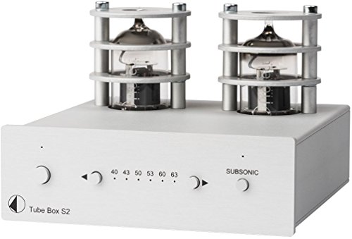 Pro-Ject Tube Box S2 - Preamplificador de fono, color plateado