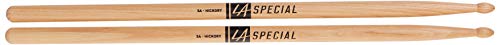 Pro Mark Baquetas para Baterías LA Special 5A, Nogal americano, Punta ovalada de madera, Tres pares