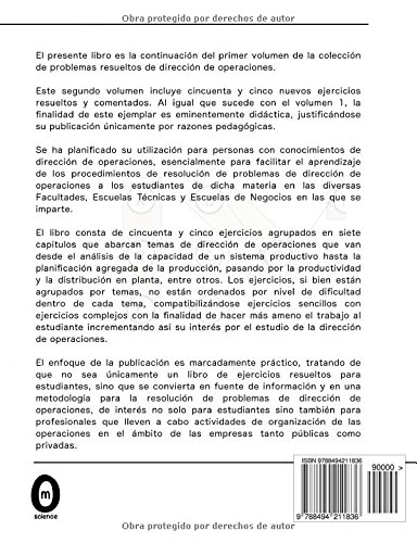 Problemas resueltos de dirección de operaciones (vol. 2)