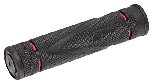 Progrip PA0838SARO02 Puños 838SA MTB/ATV Rojo/Negro, Unisex Adulto, 22/22 MM