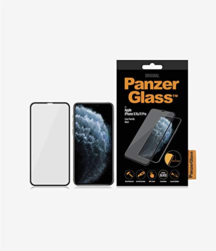 Protector Apple iPhone 11 PRO Case Friendly, Negro y Transparente