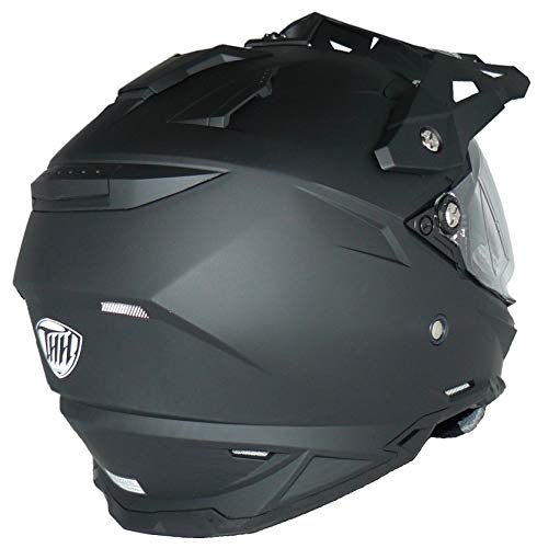 Protectwear THH-TX28 Enduro Casco Cruzado Solar, Visera y Escudo THH-TX28-XL, Unisex-Adult, Negro, x_Large