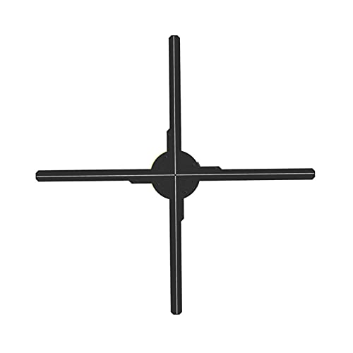 Proyector de holograma Máquina publicitaria holográfica Pantalla de fan a desnudo 52 cm con WIFI Móvil App Control de decoraciones de partido imaginación giratoria. para la señal de la tienda de negoc