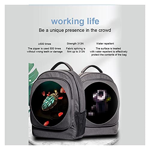 Proyector WiFi 3D Holográfico Proyector Fan con mochila Publicidad Publicidad Ayuda Imagen de soporte / Patrón Vedio 1 6G FT Tarjeta DIRIGIÓ Reproductor de proyector Para Tienda, Bar, Casino, Exhibici