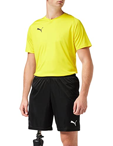 PUMA 703615 03 Pantalones, Hombre, Negro Black White, L