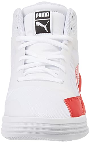 PUMA Clyde All-Pro Team Mid, Zapatillas de bsquetbol Unisex Adulto, Rojo de Alto Riesgo, 38.5 EU