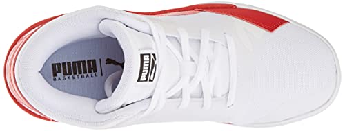 PUMA Clyde All-Pro Team Mid, Zapatillas de bsquetbol Unisex Adulto, Rojo de Alto Riesgo, 38.5 EU